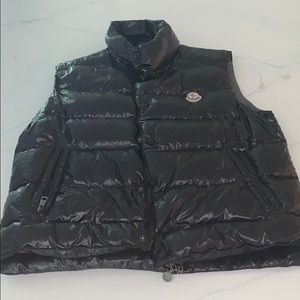 Moncler Black Puffy Vest